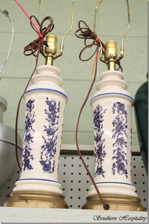 thrift store lamps