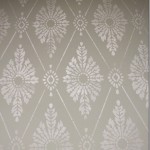 Thumbnail image for Diamond Damask Stencil: How-To Stencil a Wall