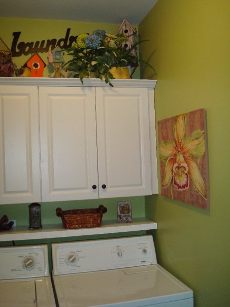 Cabinets decorated