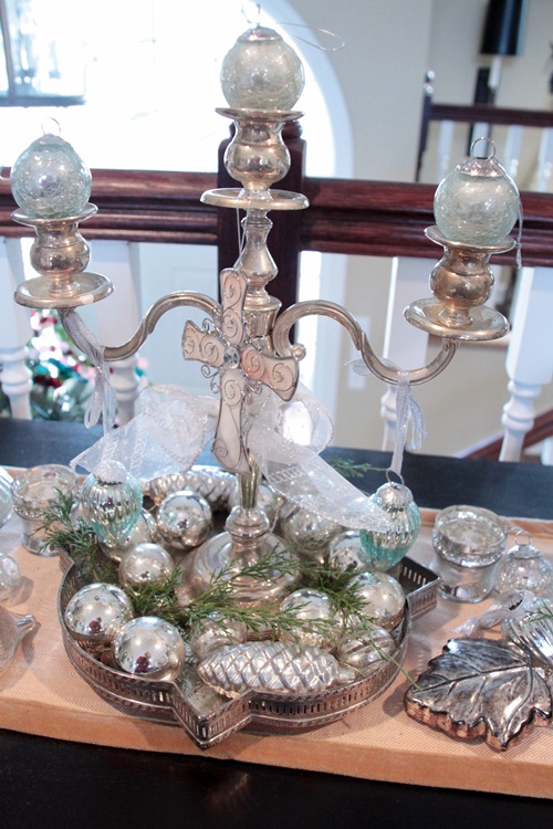 Silver and Mercury Glass Christmas