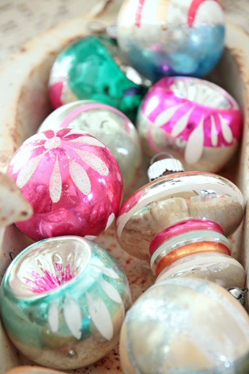 Vintage Shiny Brite Ornaments