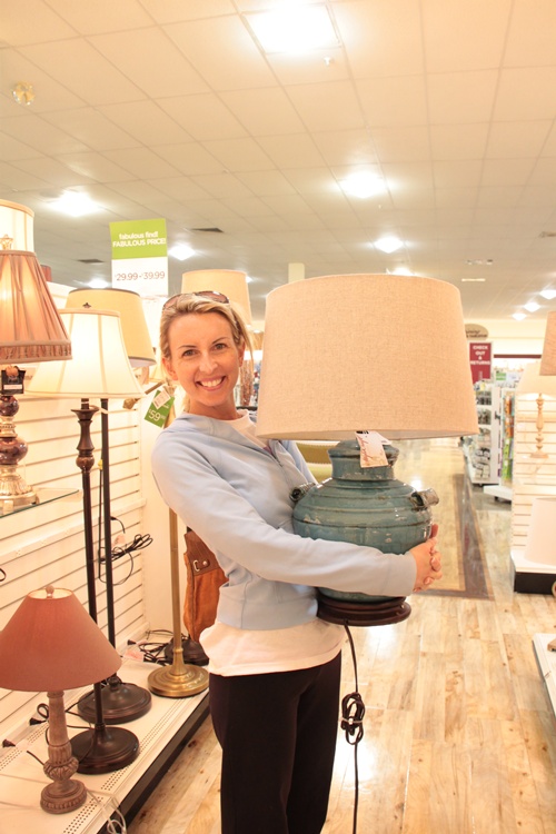 Table lamps at store homegoods