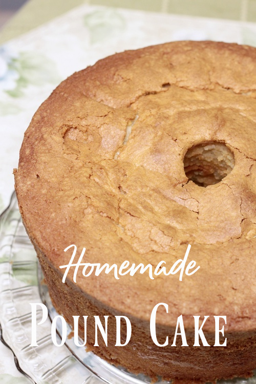 Homemade Southern Pound Cake