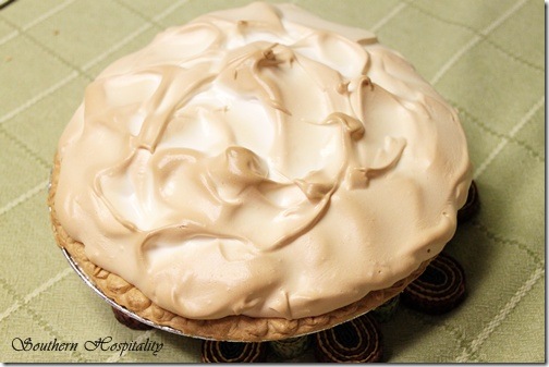 homemade lemon pie