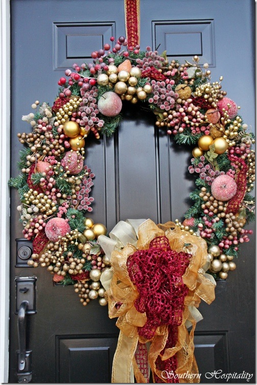 Christmas door wreath