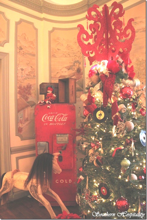 Music room tree & Cocacola machine