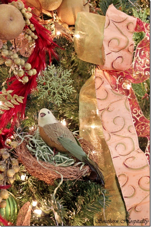 bird and ornaments