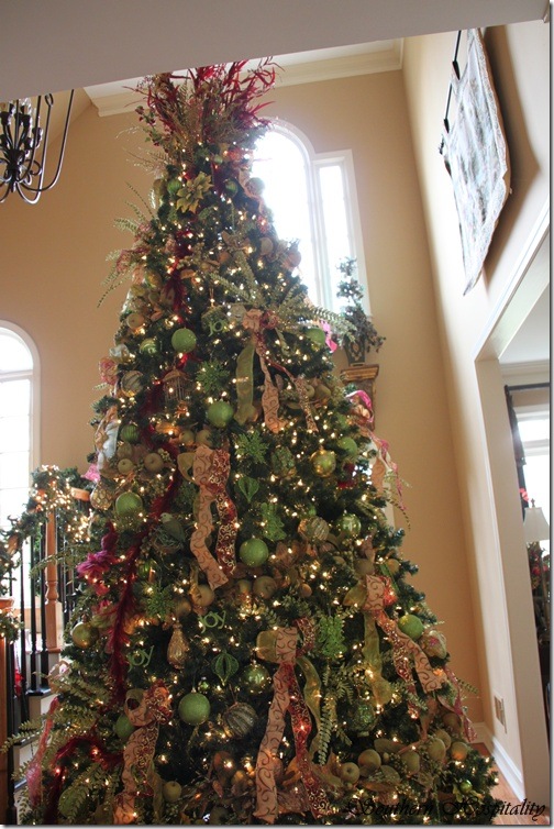 large foyer tree