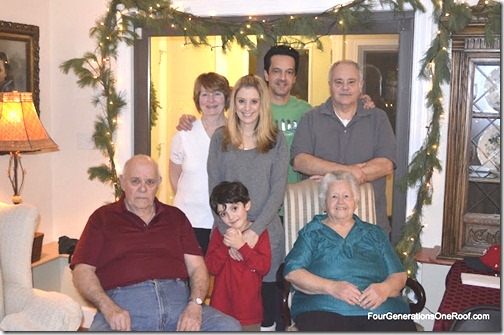 four generations one roof christmas 2011