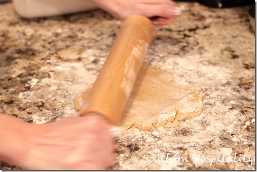 rolling tart dough