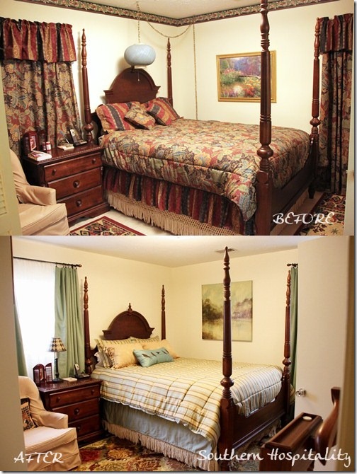 Before and After bedroom