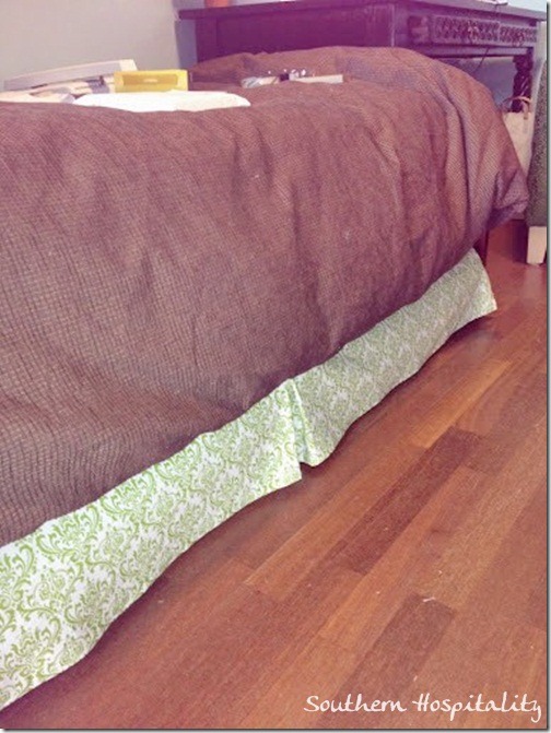 Lauren's Easy Bedskirt Tutorial Southern Hospitality