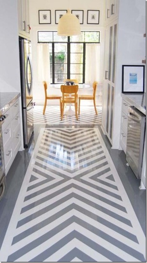 painted wood floors ideas