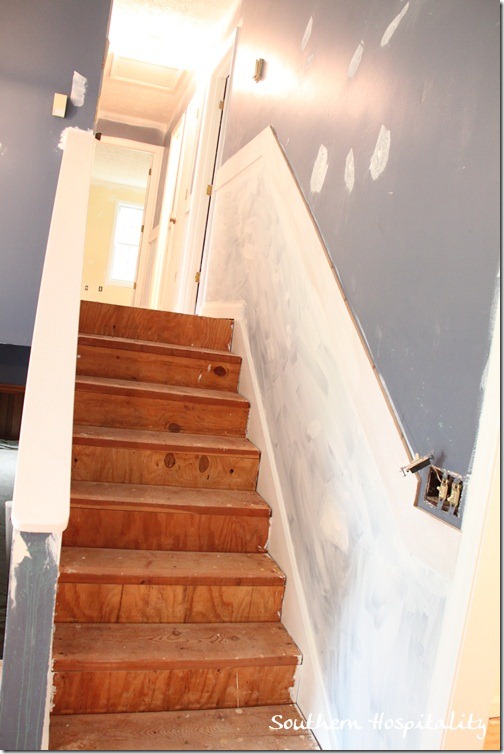 Painted stair risers