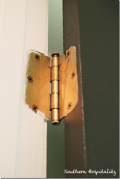 antique brass hinge