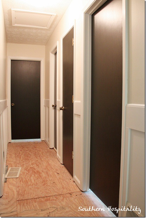 painting interior doors dark brown