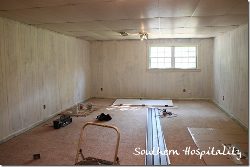 House Renovation Week 12 Paint That Paneling People Southern Hospitality,Easy Spring Canvas Painting Ideas
