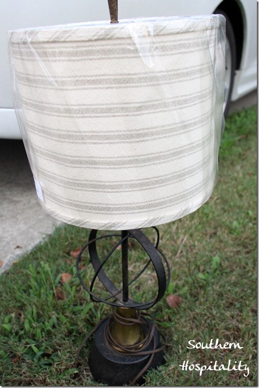 Restore lamp Ballards lampshade