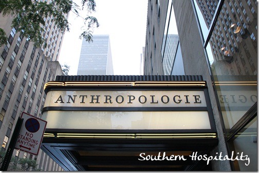 Anthropologie NYC