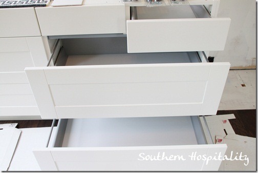 Ikea kitchen drawers installed