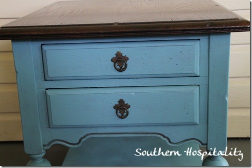 Painted Table Annie Sloan Provence