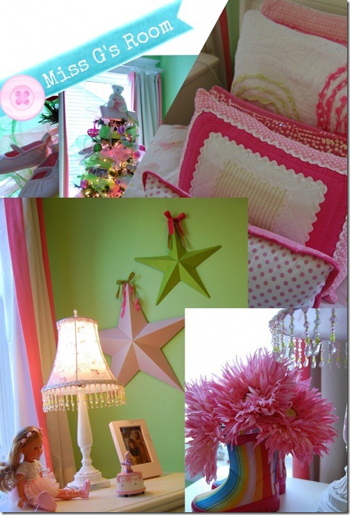 Pink-and-Green-Ballerina-Girls-Room-A-Pop-of-Pretty-694x1024
