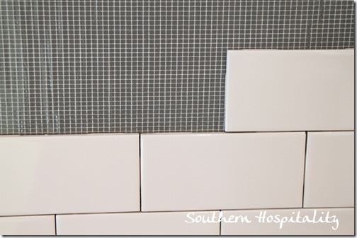 how to install subway tile backsplash