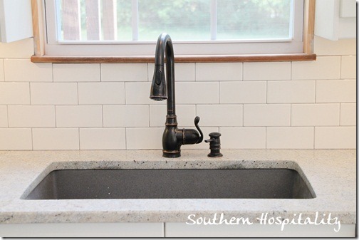 sink with subway tile