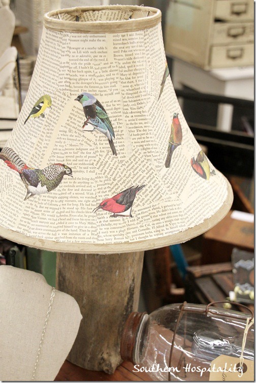 Bird lampshade