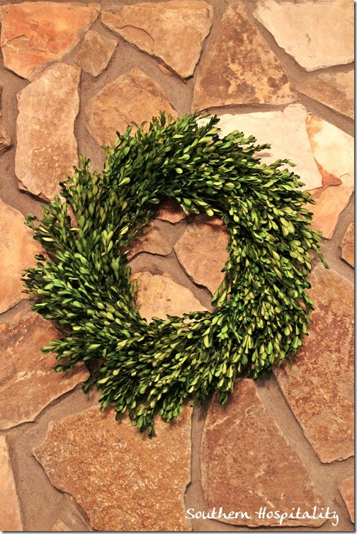 preserved boxwood wreath