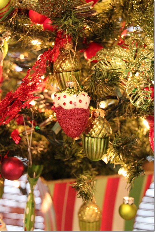 strawberry on tree