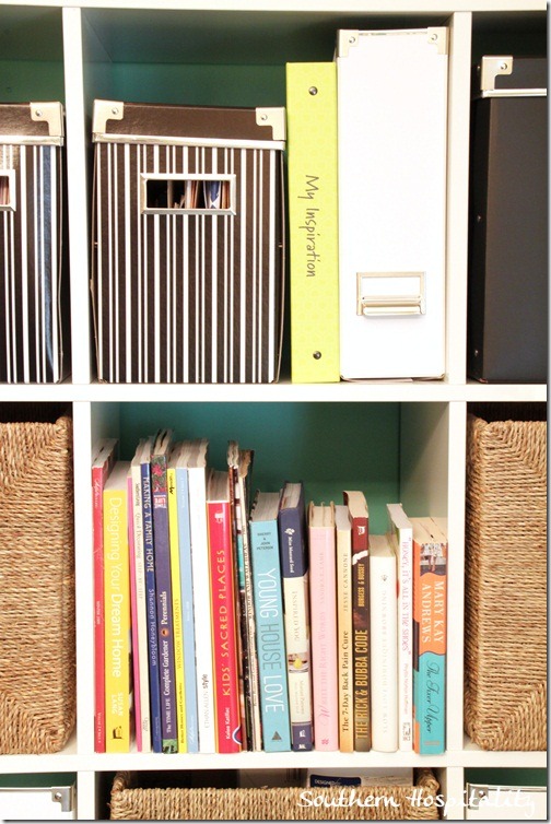 Books on Ikea Expedit