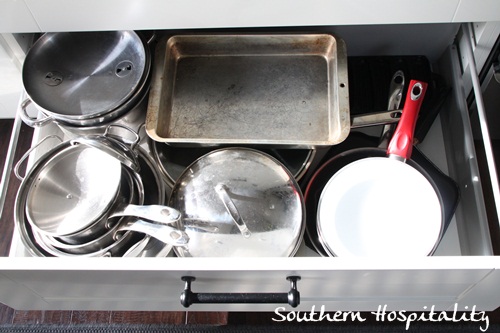 Ikea Kitchen Renovation pan drawer