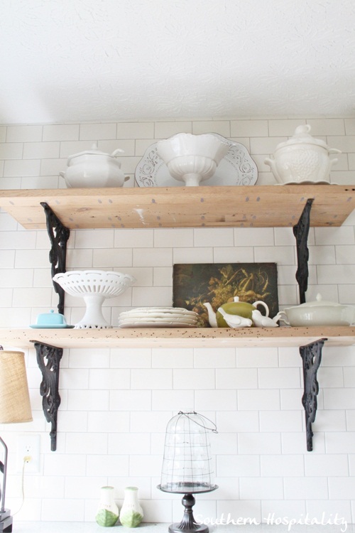 Rustic shelves