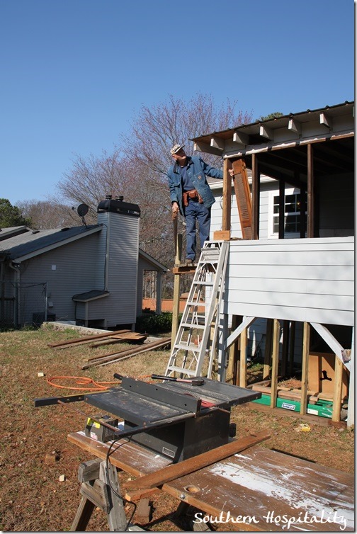porch and scaffold