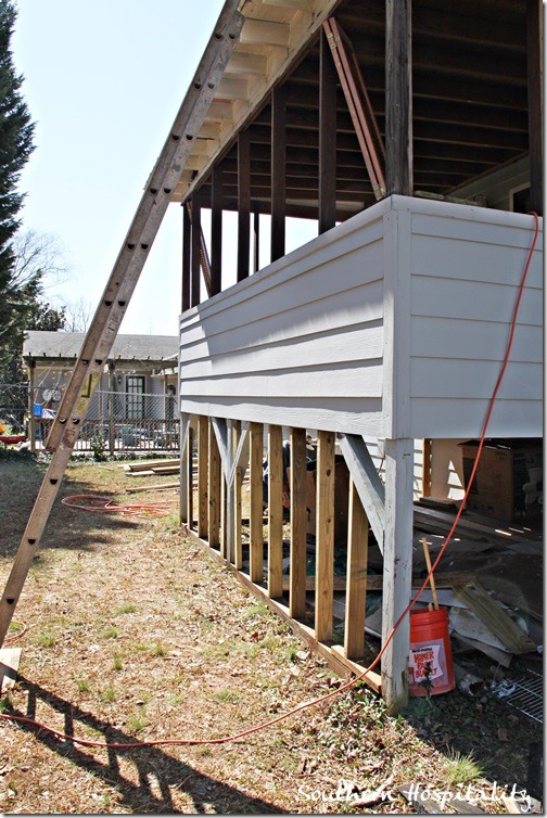 porch in progress