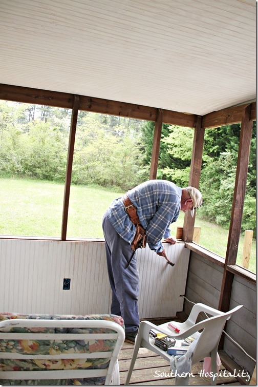 nailing in beadboard