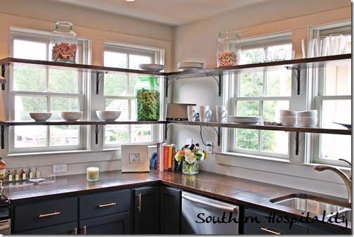 kitchen shelves