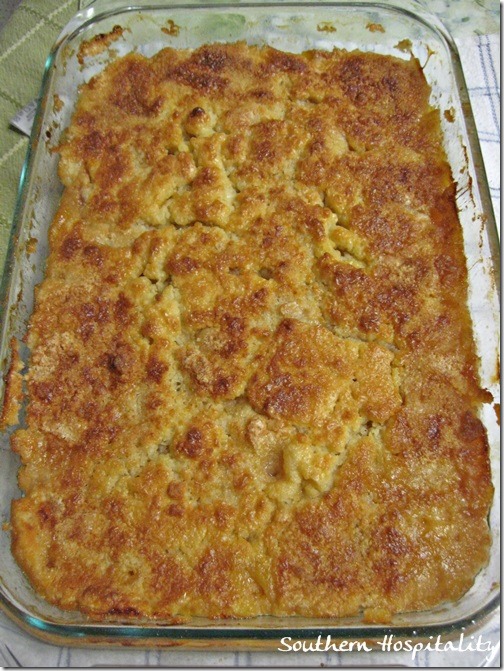 peach cobbler