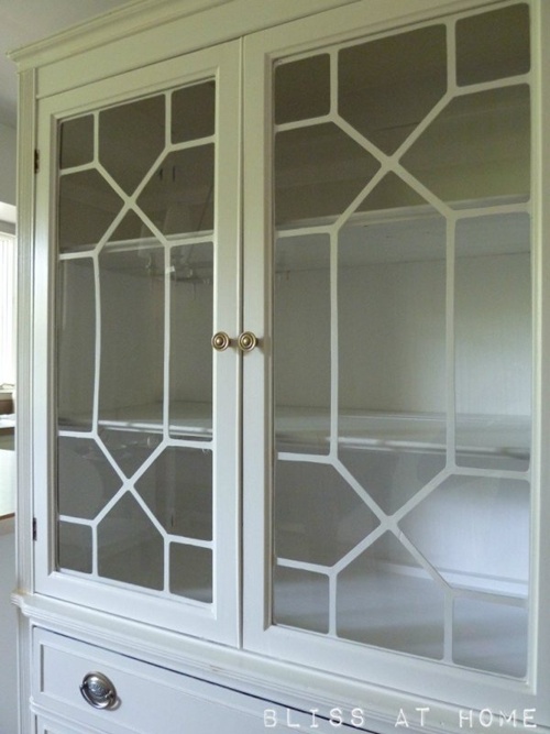 painted china cabinet