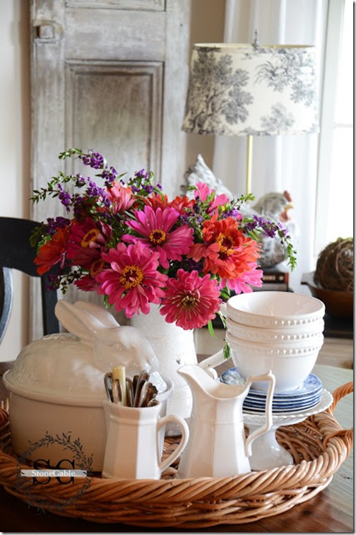 How To Create A Summer Door Basket - StoneGable