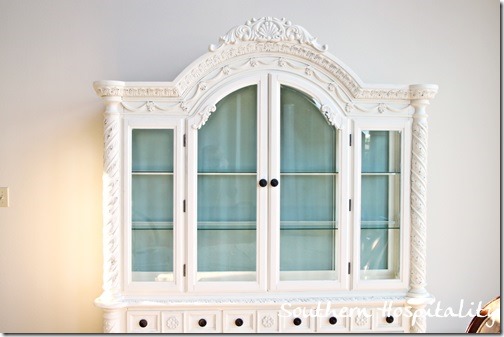 china cabinet painted