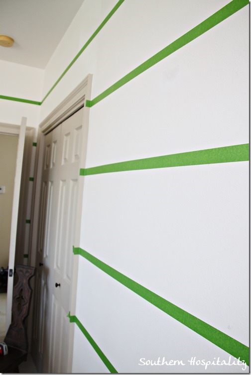 frogtape on walls