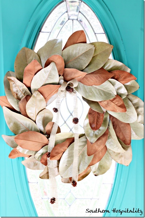 magnolia wreath