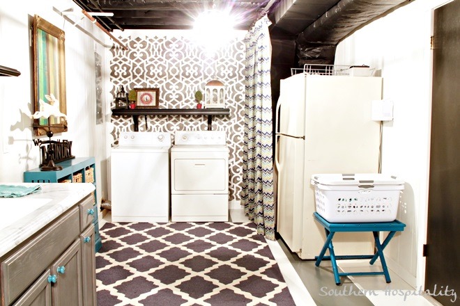 Small Laundry Room Ideas - Southern Hospitality