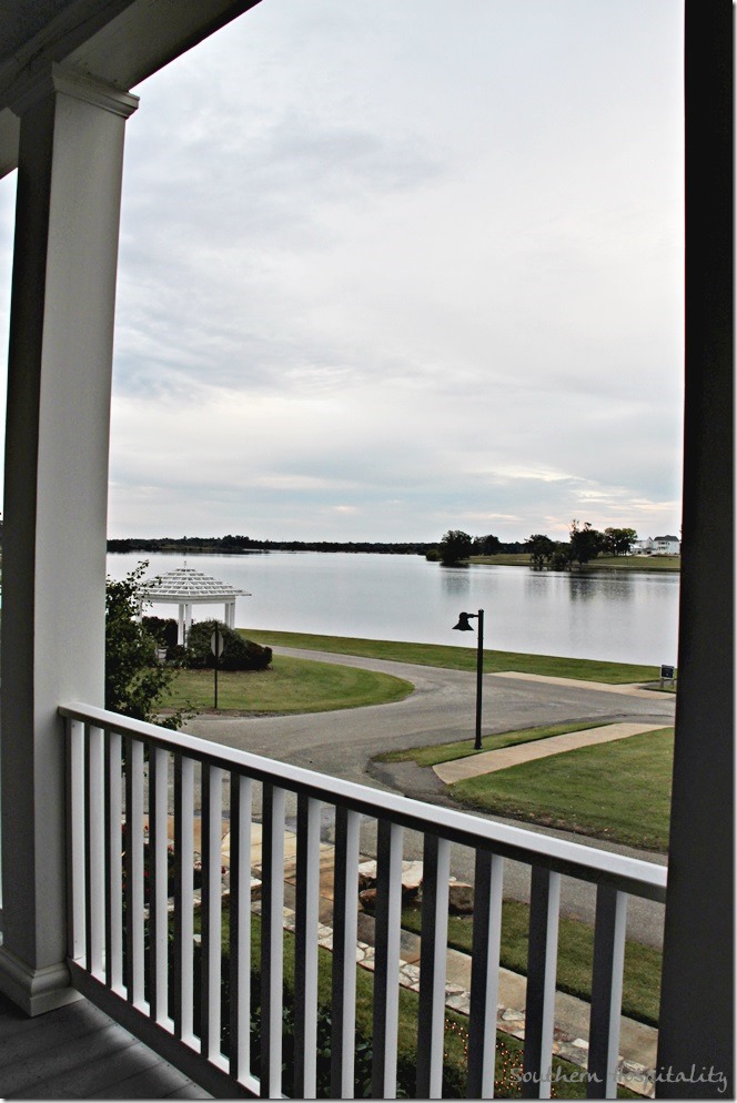 water view from the porch