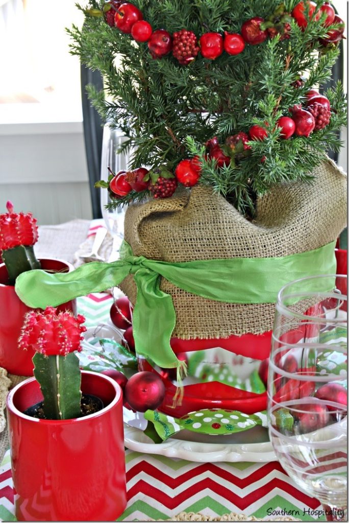 bucket and ornaments
