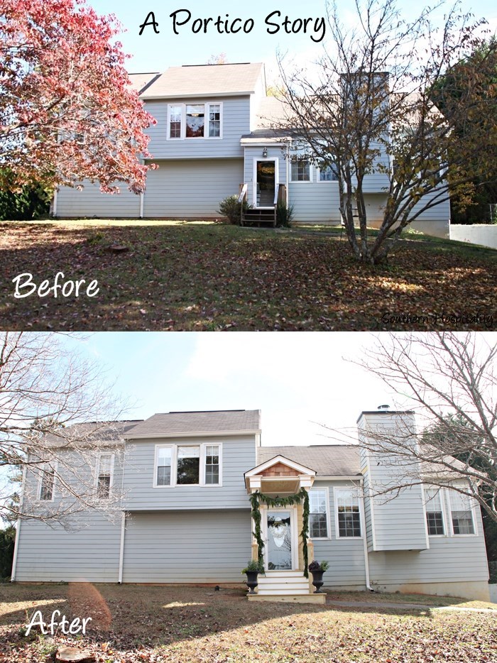 Before and After Porch
