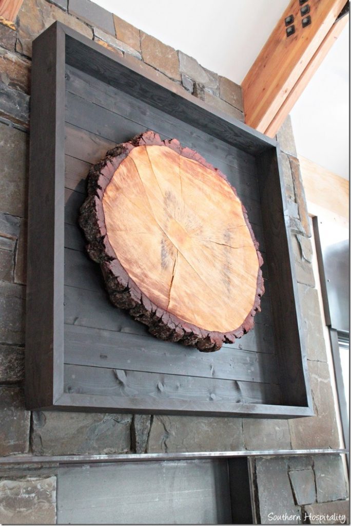 fireplace rustic art