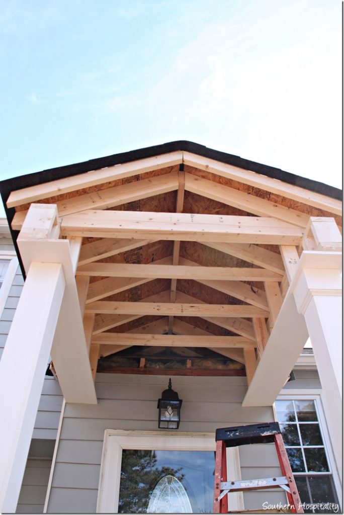 under roof new porch